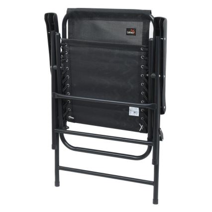 Foldable garden chair black