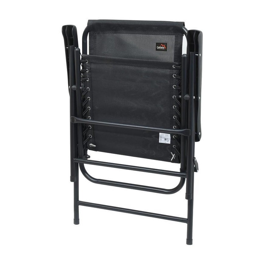 Foldable garden chair black