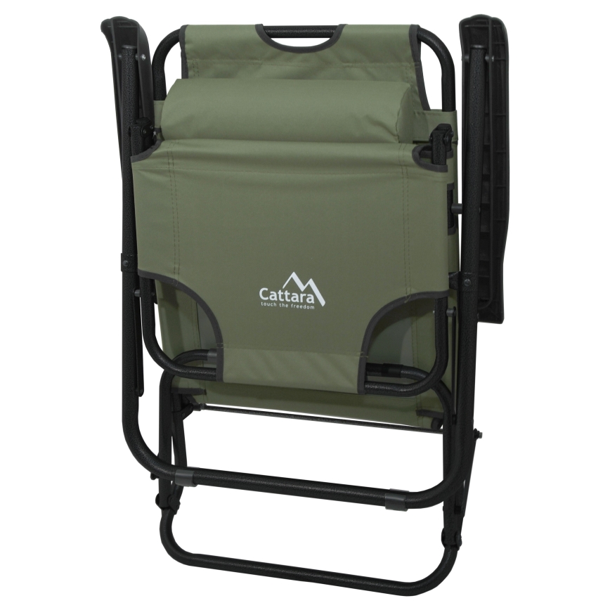 Folding adjustable chair green/black