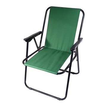 Folding camping chair green