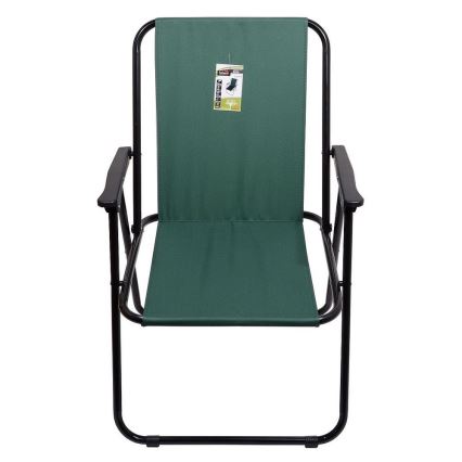 Folding camping chair green