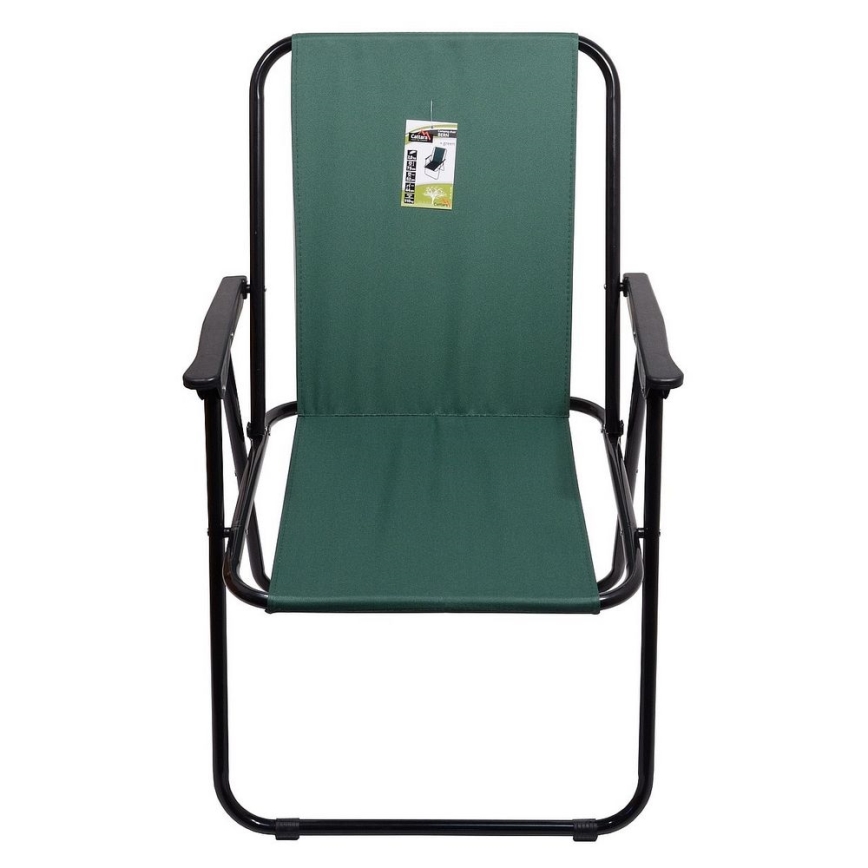 Folding camping chair green