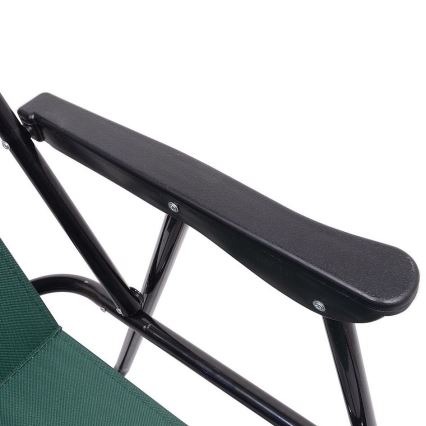 Folding camping chair green