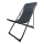 Folding camping lounger black