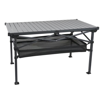 Folding camping table 118x70 cm anthracite