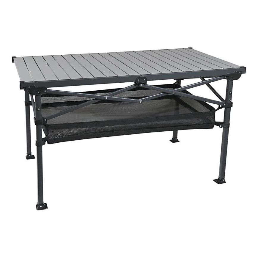 Folding camping table 118x70 cm anthracite