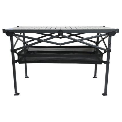 Folding camping table 118x70 cm anthracite