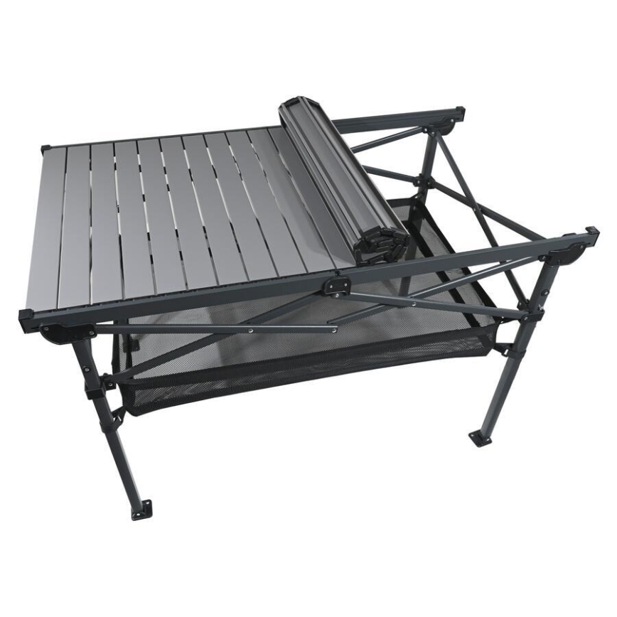 Folding camping table 118x70 cm anthracite