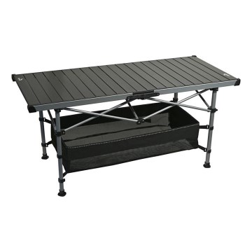 Folding camping table 123x55cm anthracite