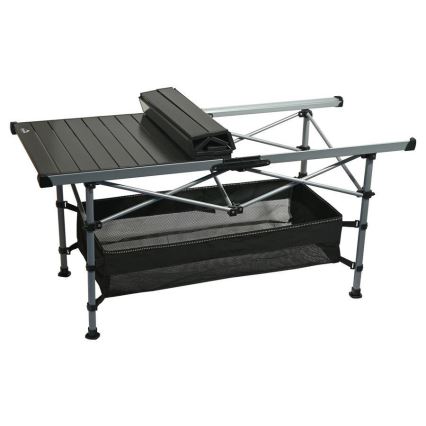Folding camping table 123x55cm anthracite