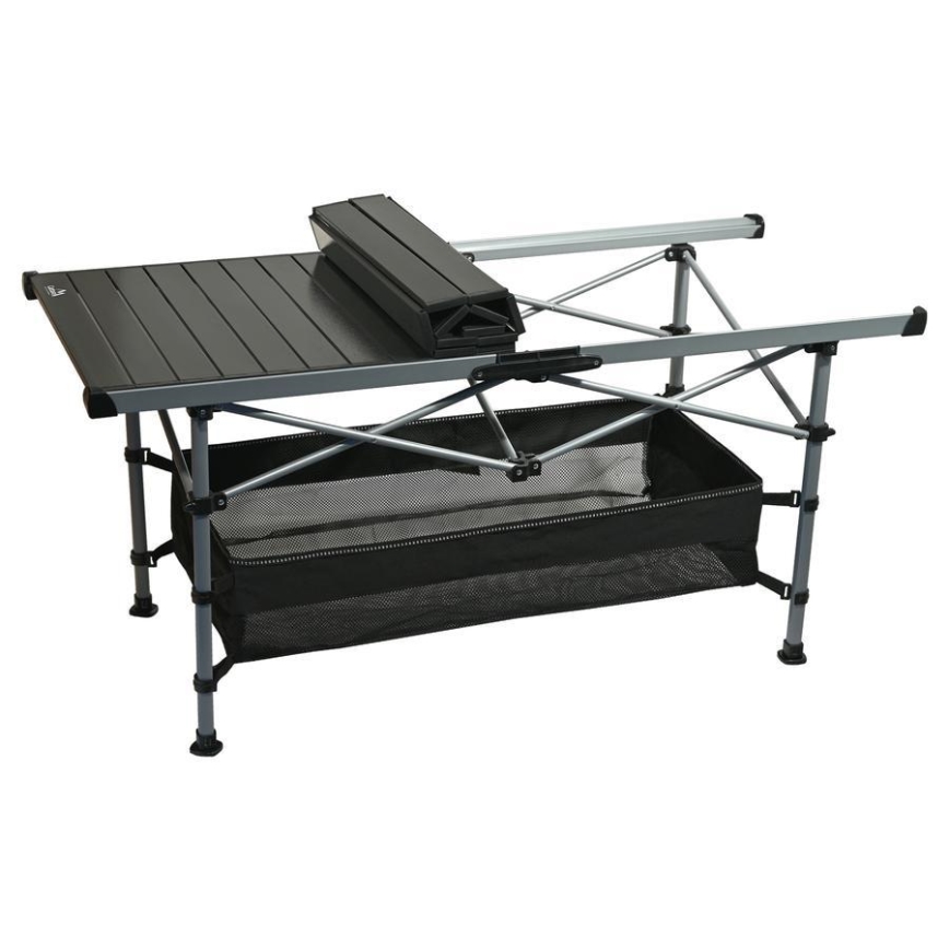 Folding camping table 123x55cm anthracite