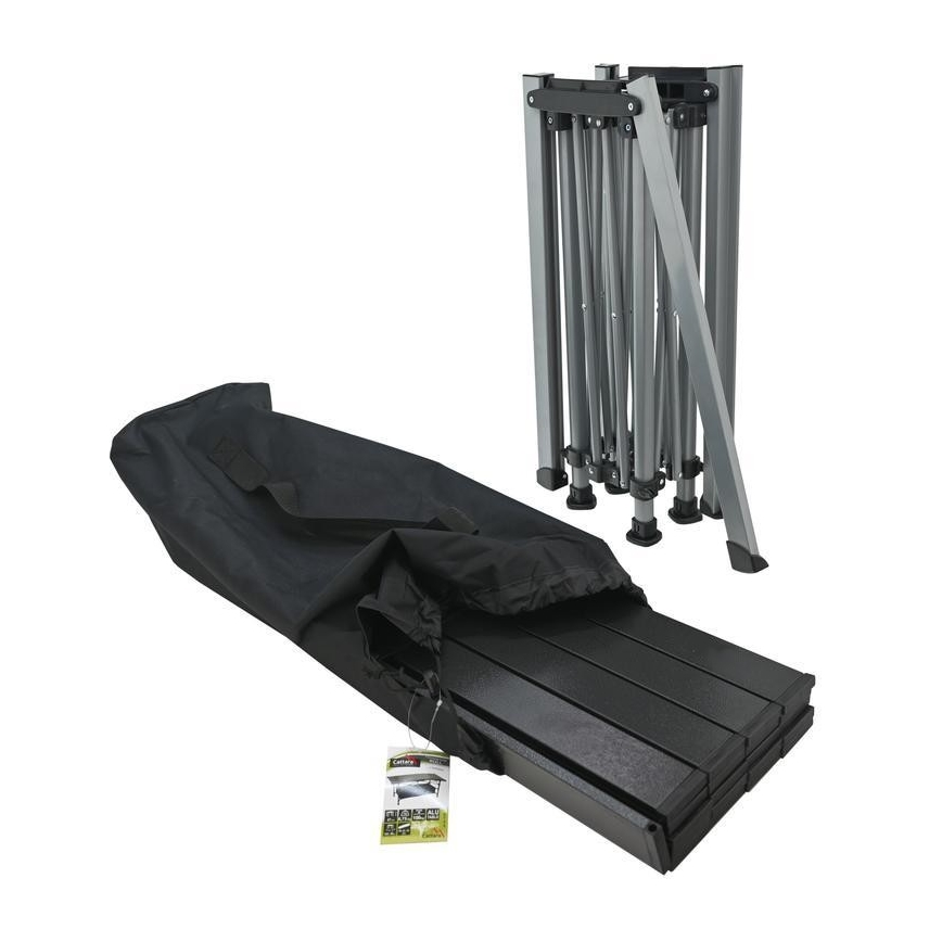 Folding camping table 123x55cm anthracite