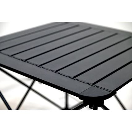 Folding camping table 52x52cm anthracite