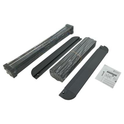 Folding camping table 52x52cm anthracite