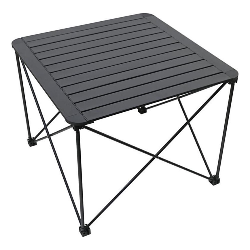 Folding camping table 70x70cm anthracite