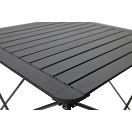Folding camping table 70x70cm anthracite