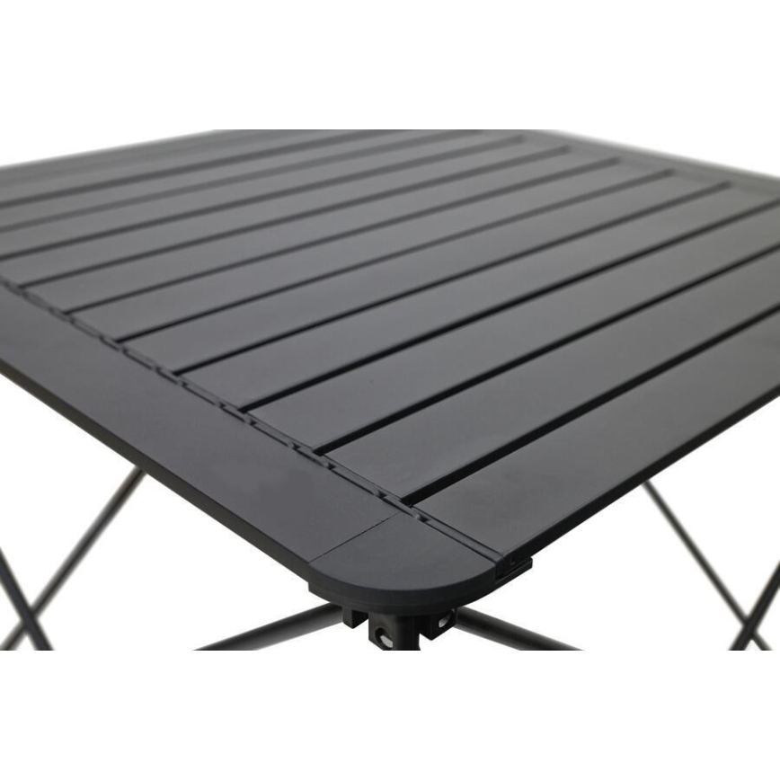 Folding camping table 70x70cm anthracite