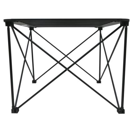Folding camping table 70x70cm anthracite