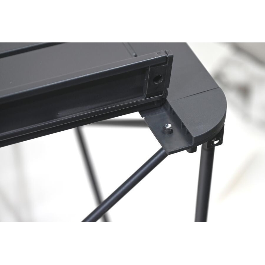Folding camping table 70x70cm anthracite