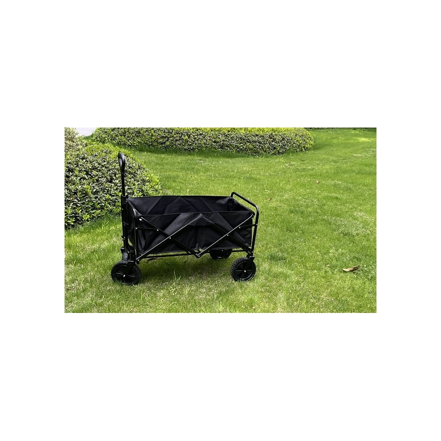 Folding camping trolley