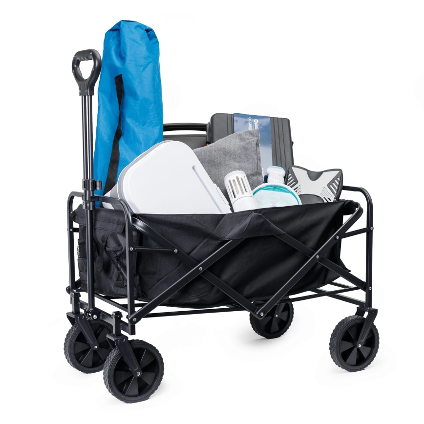 Folding camping trolley