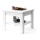 Folding coffee table with shelf LIA white