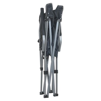 Folding heated camping chair 11/5V green/gray