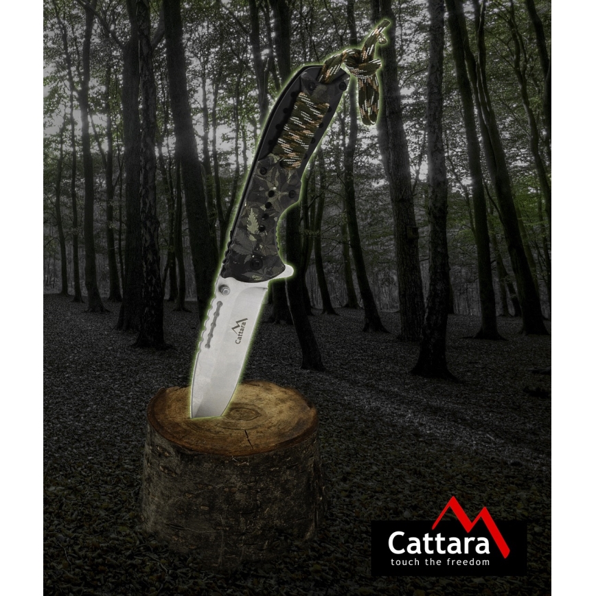 Folding knife with safety lock 21,6 cm