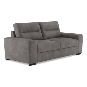 Folding three-seater sofa COMO grey