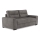 Folding three-seater sofa COMO grey
