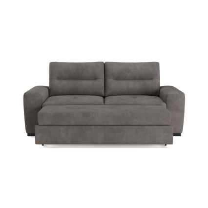 Folding three-seater sofa COMO grey