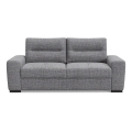 Folding three-seater sofa COMO grey