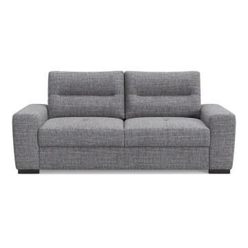 Folding three-seater sofa COMO grey