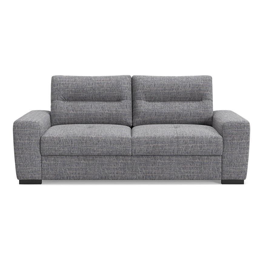 Folding three-seater sofa COMO grey