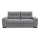 Folding three-seater sofa COMO grey