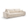 Folding three-seater sofa DESIO beige