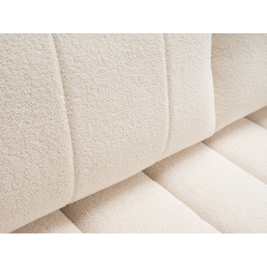Folding three-seater sofa DESIO beige