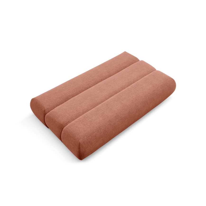 Folding three-seater sofa FANO brown