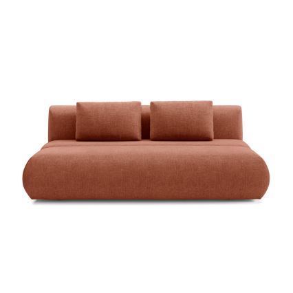 Folding three-seater sofa FANO brown