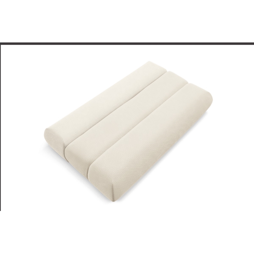 Folding three-seater sofa FANO creamy