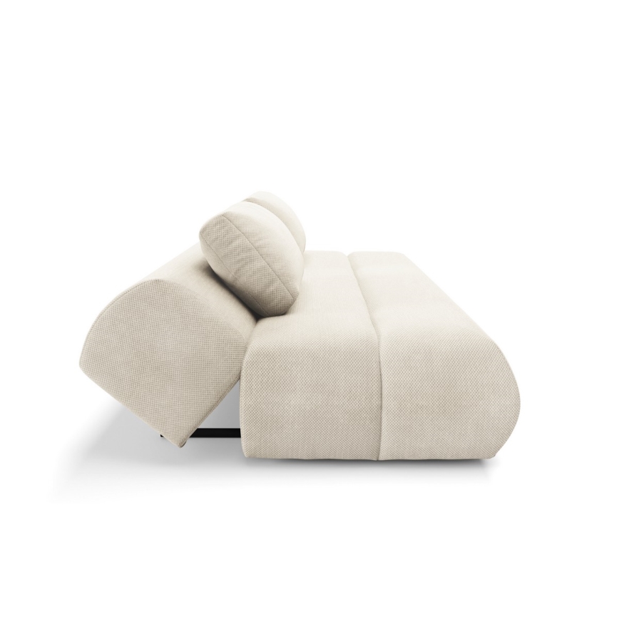 Folding three-seater sofa FANO creamy