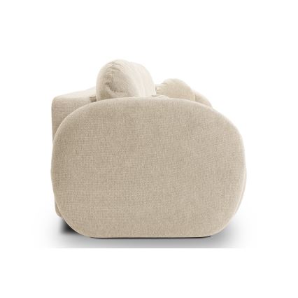 Folding three-seater sofa OLBIA beige