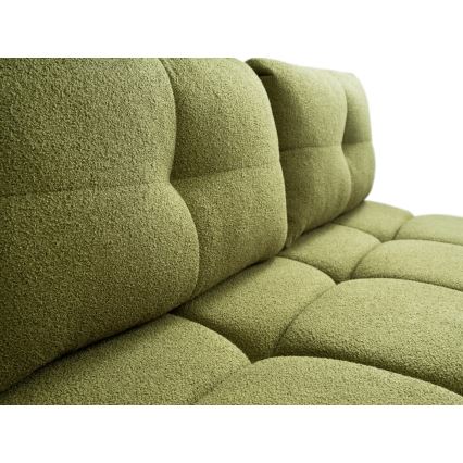 Folding three-seater sofa with a storage space NUORO green