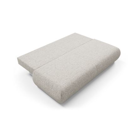 Folding three-seater sofa with a storage space PRATO beige