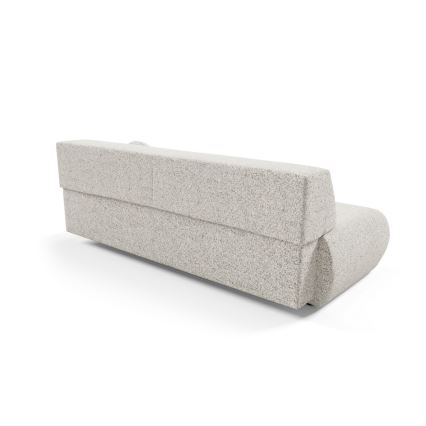 Folding three-seater sofa with a storage space PRATO beige
