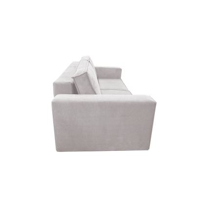 Folding three-seater sofa with a storage space RONDA beige