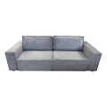Folding three-seater sofa with a storage space RONDA grey