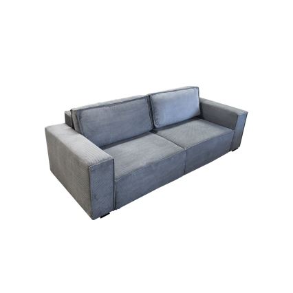Folding three-seater sofa with a storage space RONDA grey