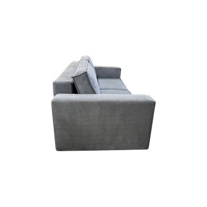 Folding three-seater sofa with a storage space RONDA grey