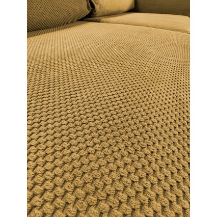 Folding three-seater sofa with a storage space RONDA orange